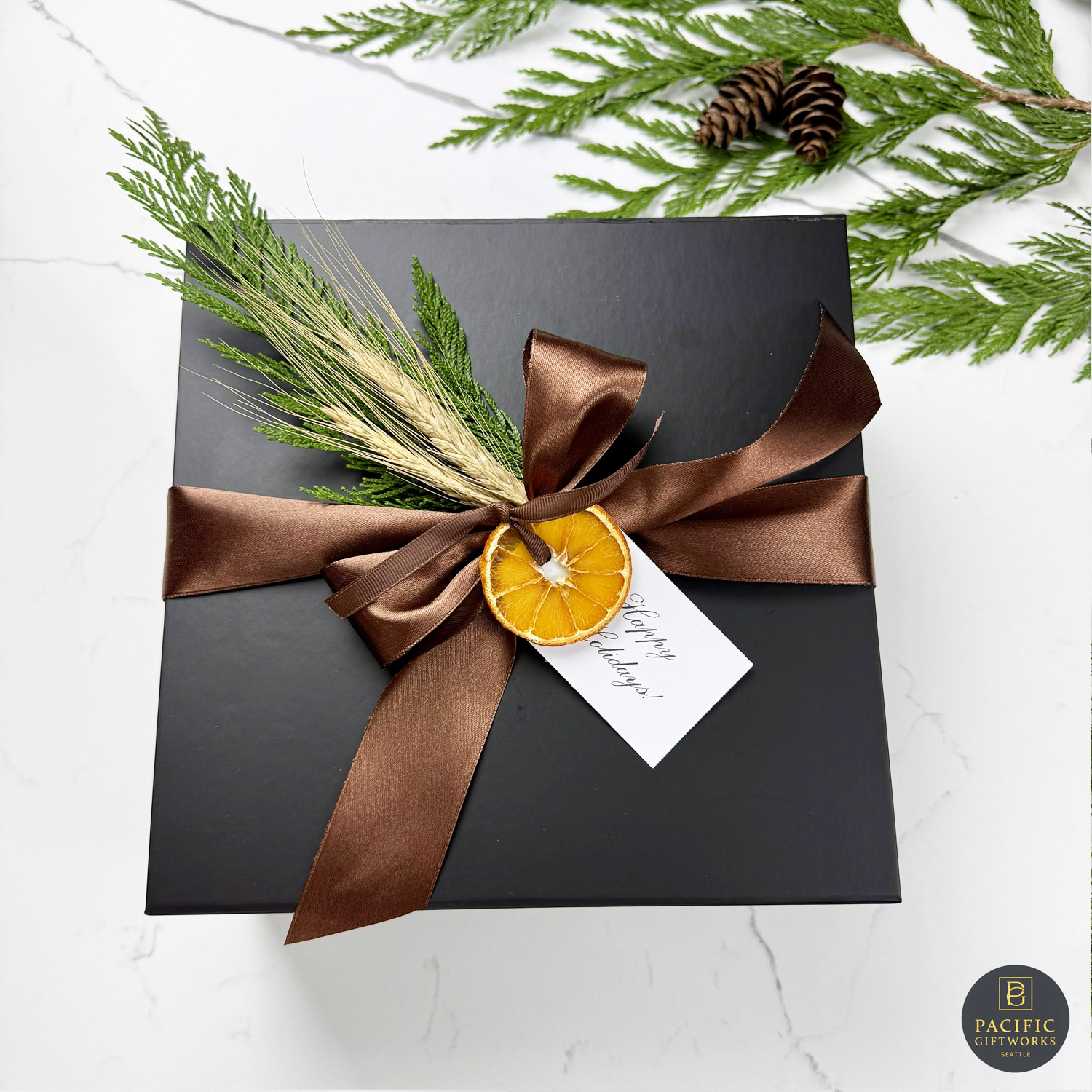 Pacific Giftworks Bitter and Sweet gift box with ribbon