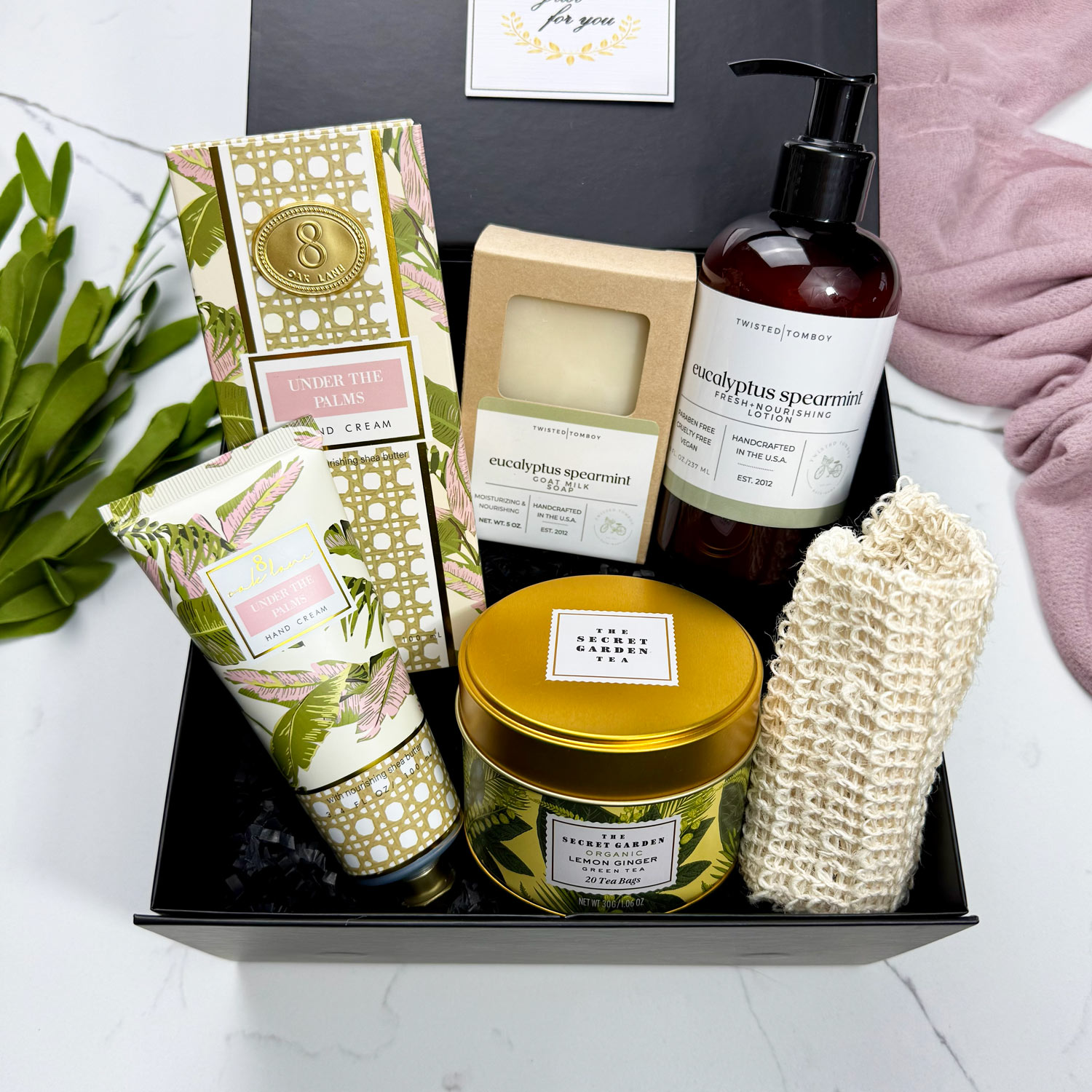 Pacific Giftworks Calm and Comfort-Eucalyptus gift box