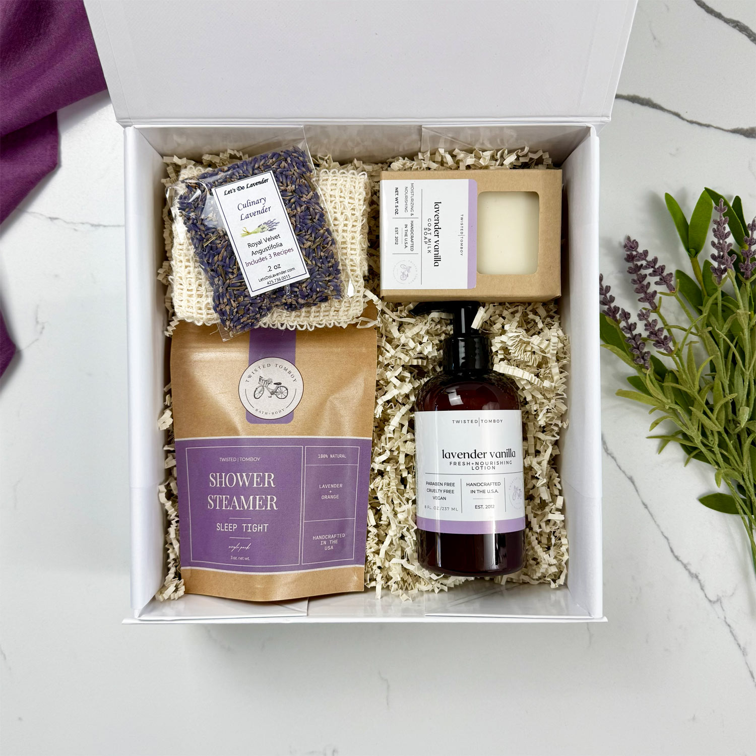 Pacific Giftworks Lavender Calm gift box