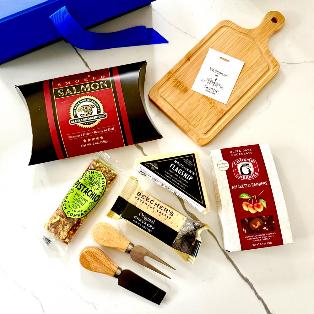 Pacific Giftworks gift box Best of Seattle Welcome Box – Charcuterie Edition