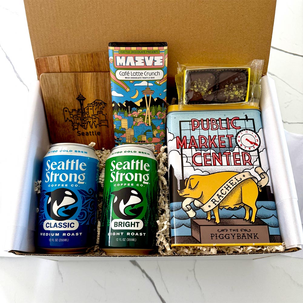Pacific Giftworks gift box Best of Seattle-Coffee Edition